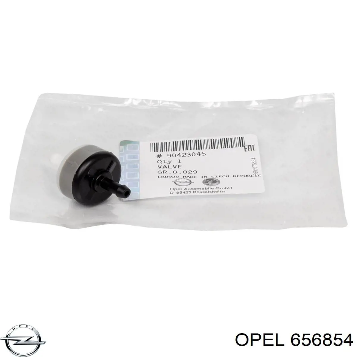 656854 Opel válvula, ventilaciuón cárter