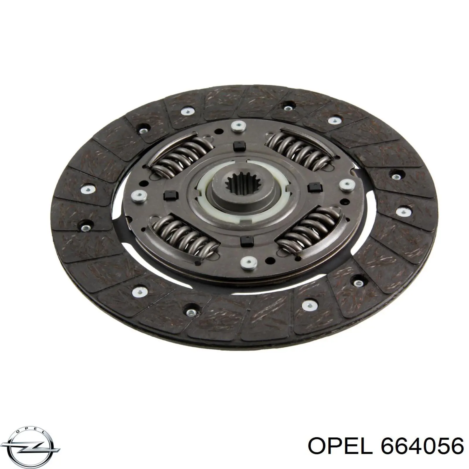 664056 Opel disco de embrague