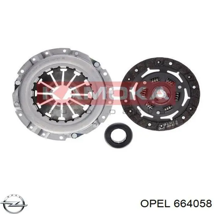664058 Opel disco de embrague