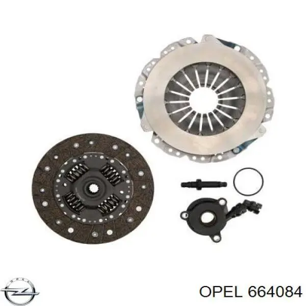 664084 Opel disco de embrague