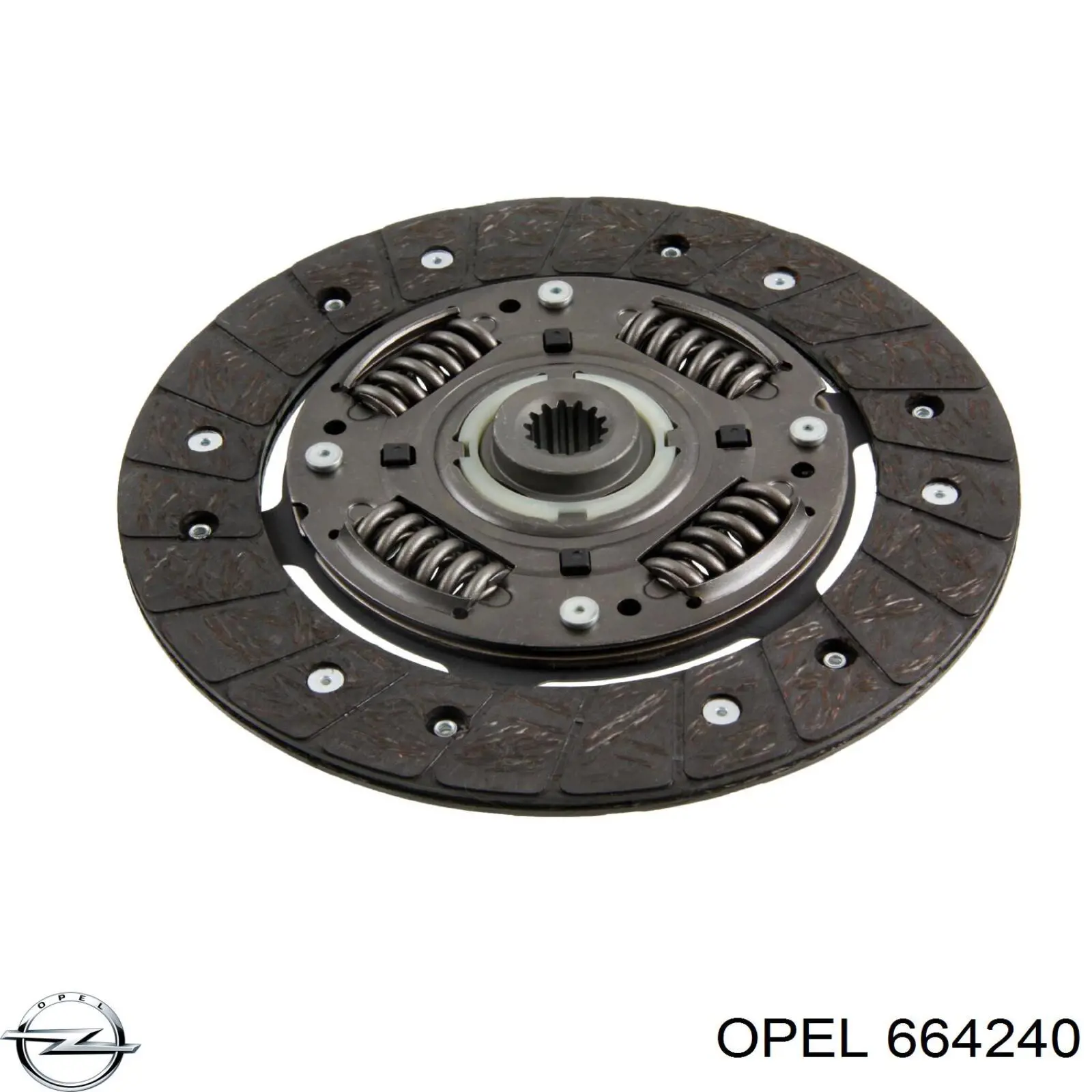 664240 Opel disco de embrague