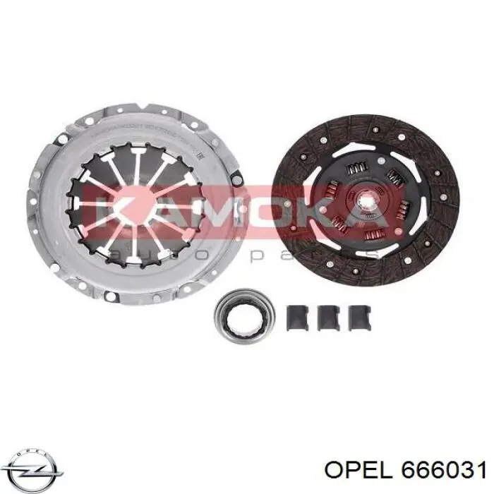 666031 Opel plato de presión del embrague