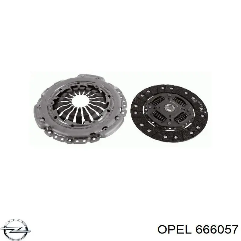 666057 Opel plato de presión del embrague