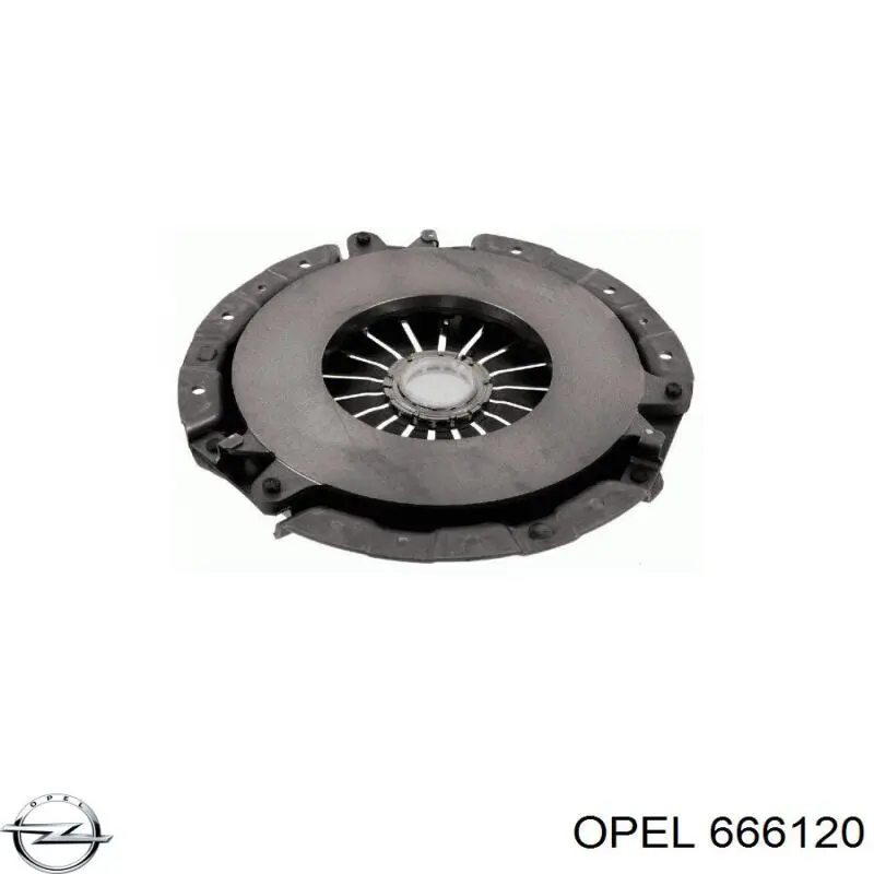 6 66 120 Opel plato de presión del embrague