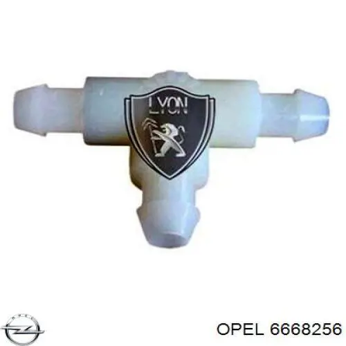 T de la lavadora de parabrisas Opel 6668256 precio, desde 1,26 EUR