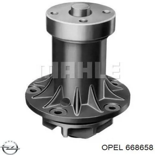 668658 Opel cojinete de desembrague