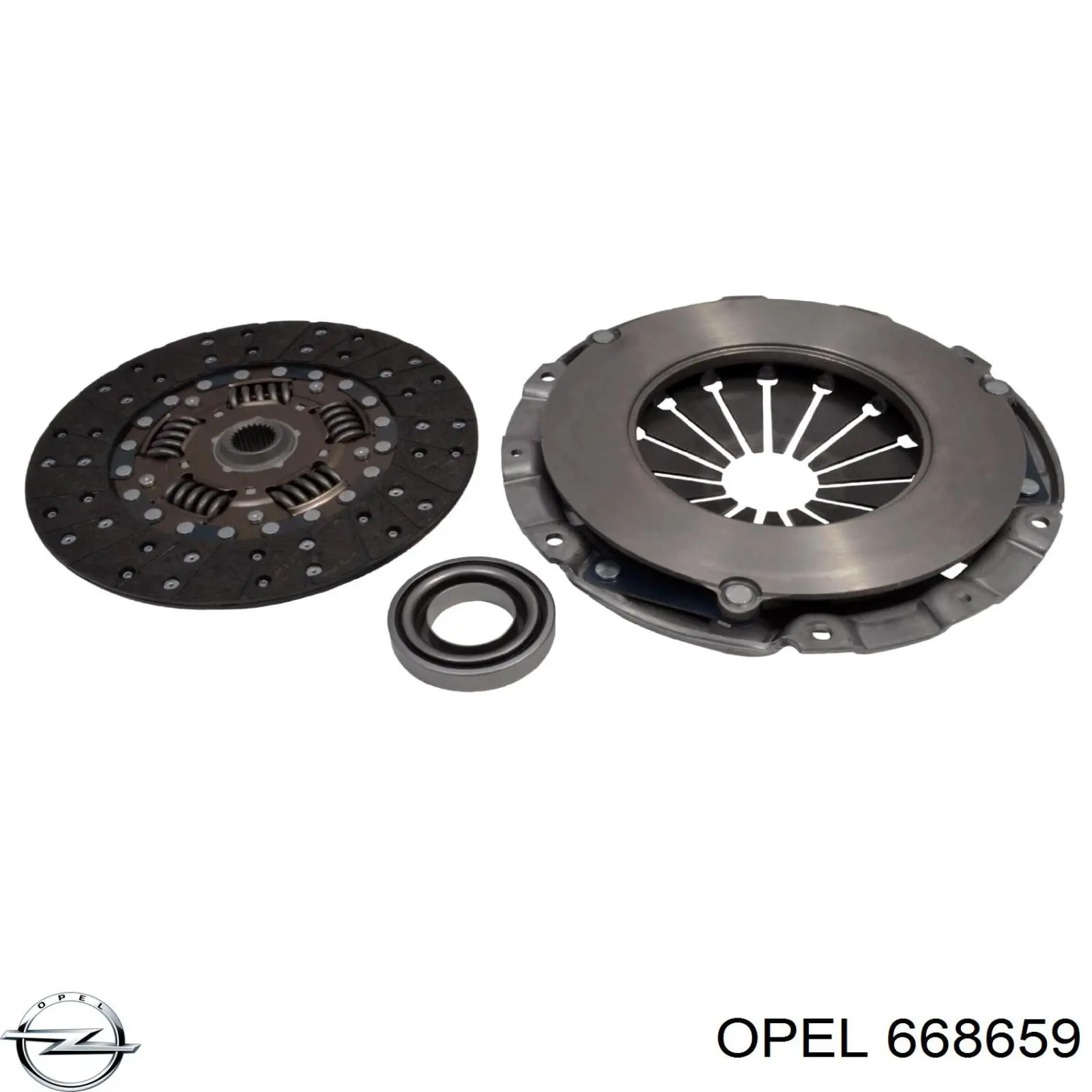 6 68 659 Opel cojinete de desembrague