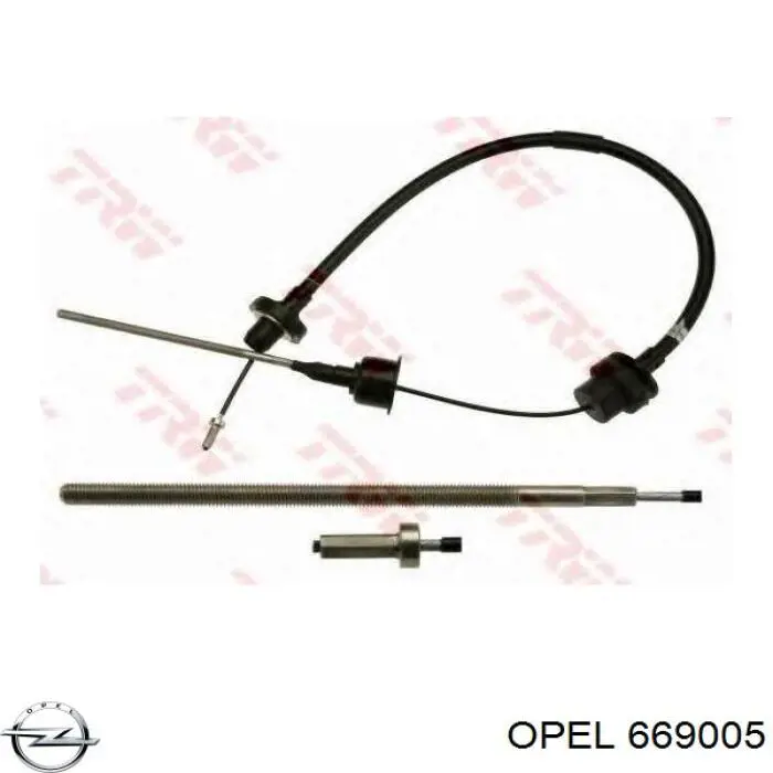 Cable de embrague 404012 Beca Cables