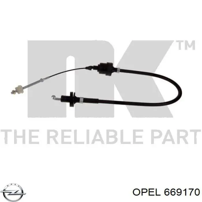 Comprar 669170 Opel Cable de embrague