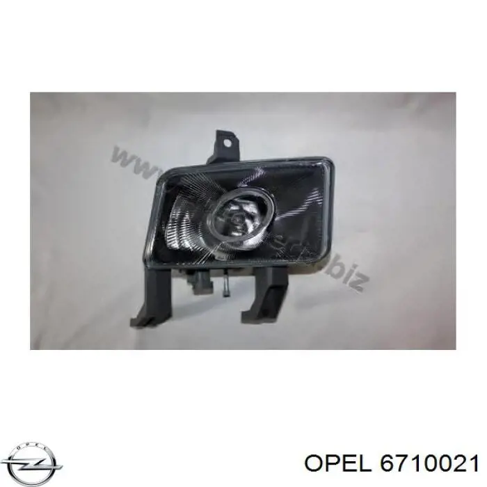 6710021 Opel faro antiniebla derecho