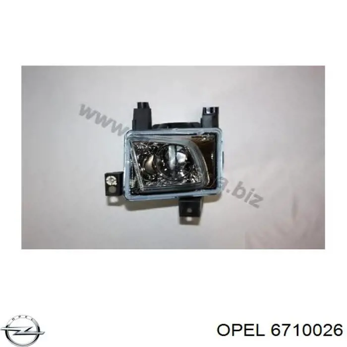 6710026 Opel faro antiniebla derecho