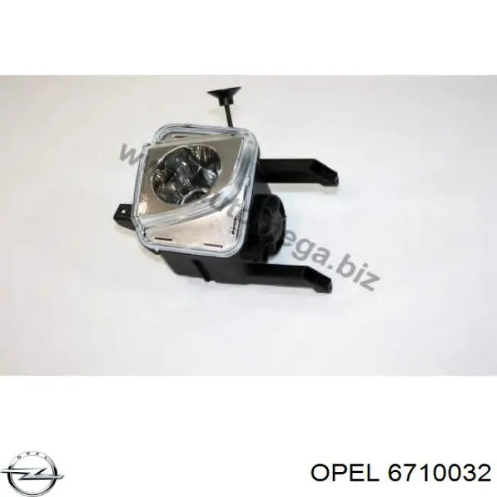 6710032 Opel faro antiniebla derecho