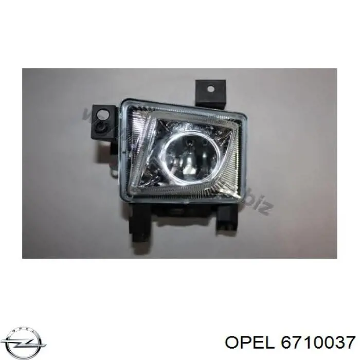 6710037 Opel faro antiniebla izquierdo