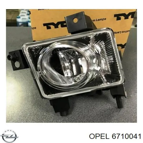 6710041 Opel luz antiniebla izquierdo