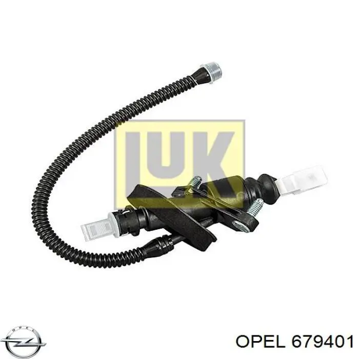 Cilindro maestro de embrague 679401 Opel