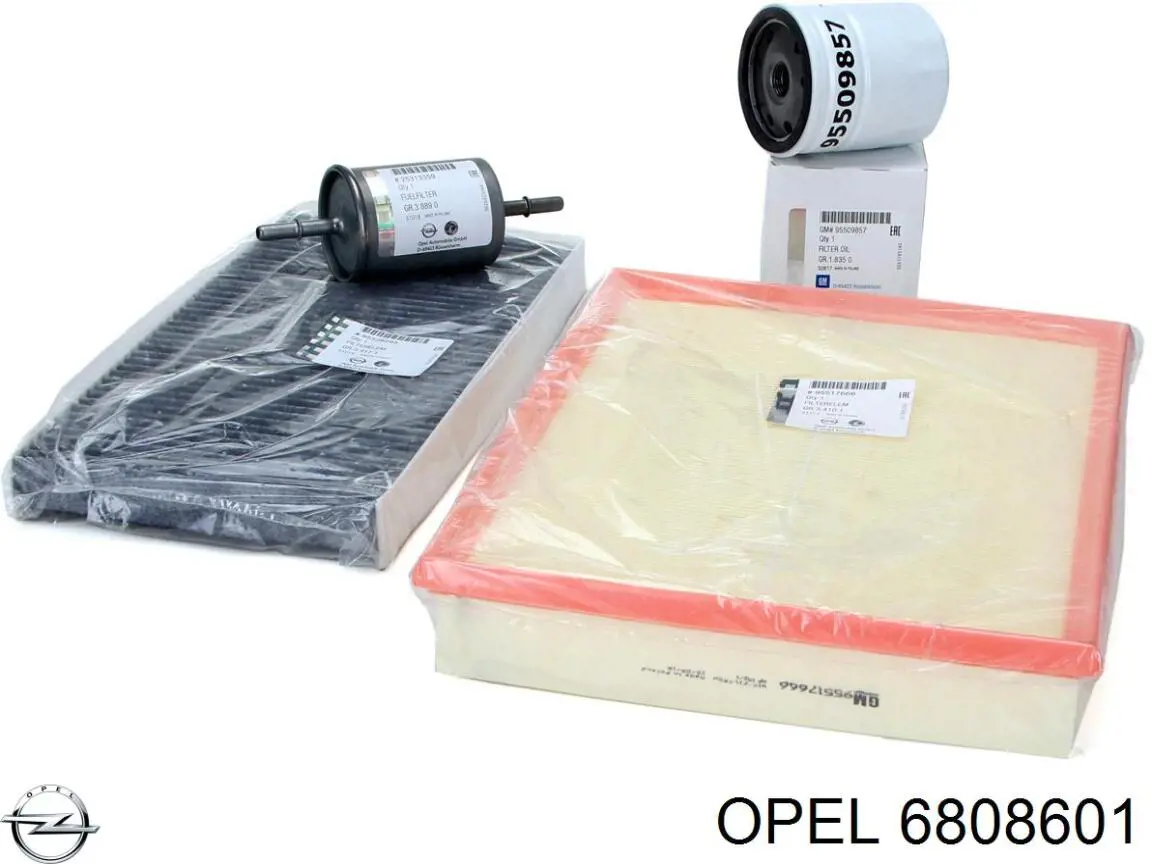 Filtro de habitáculo 6808601 Opel