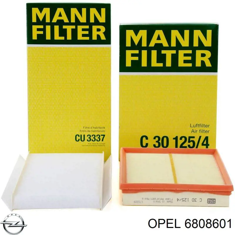 6808601 Opel filtro de habitáculo