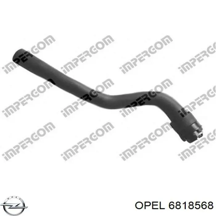 Manguera de calefacción, retorno Opel 6818568 precio, desde 13,43 EUR