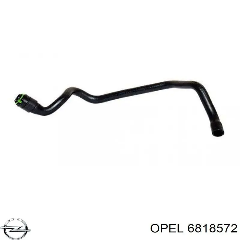 6818572 Opel Manguera de calefacción, retorno