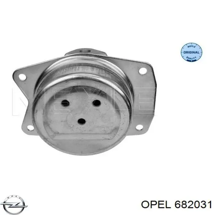 682031 Opel soporte motor izquierdo