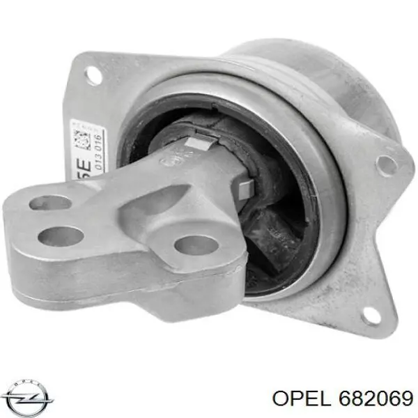 682069 Opel soporte motor izquierdo