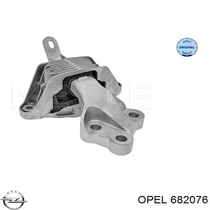 682076 Opel soporte motor izquierdo