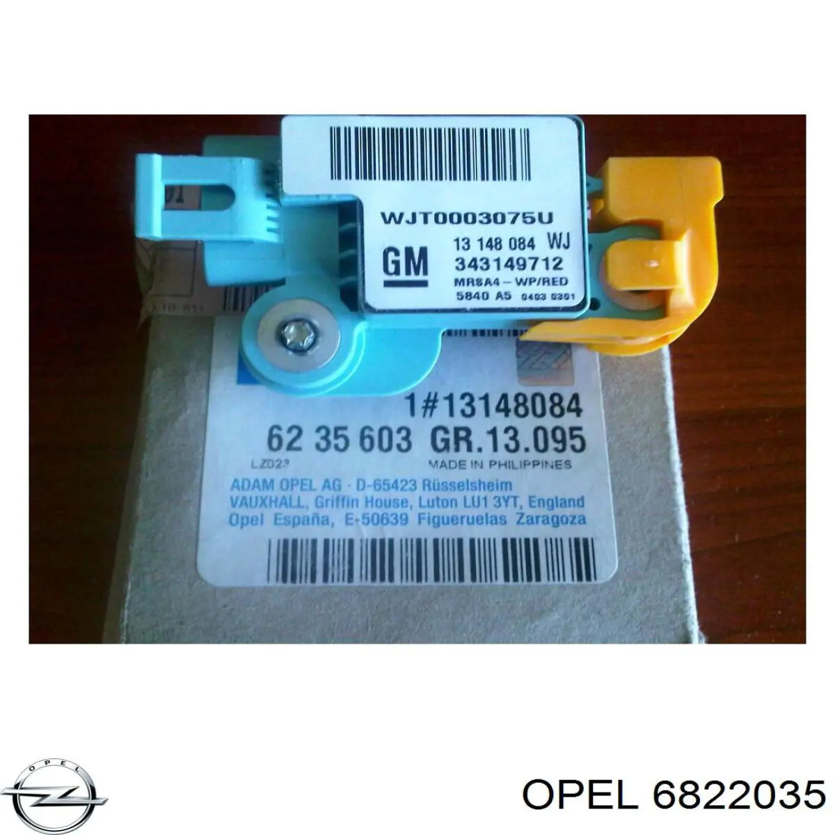 6822035 Opel unidad de control, calefacción/ventilacion