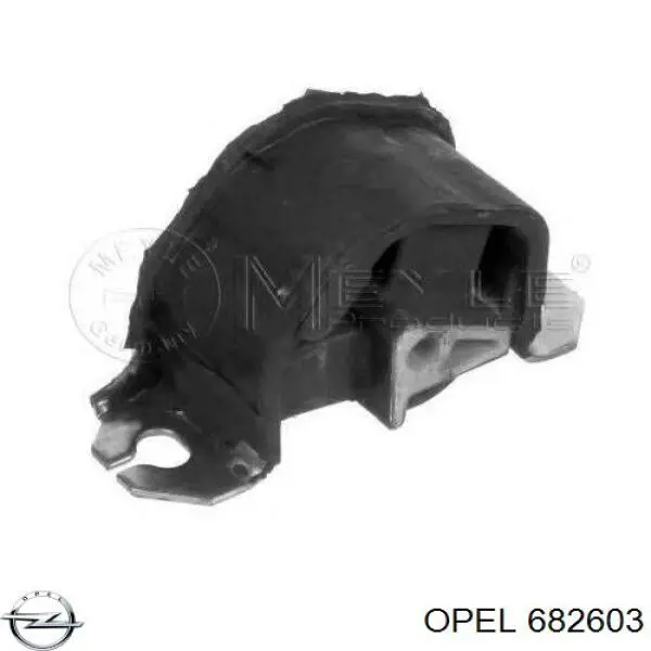 682603 Opel soporte de motor trasero