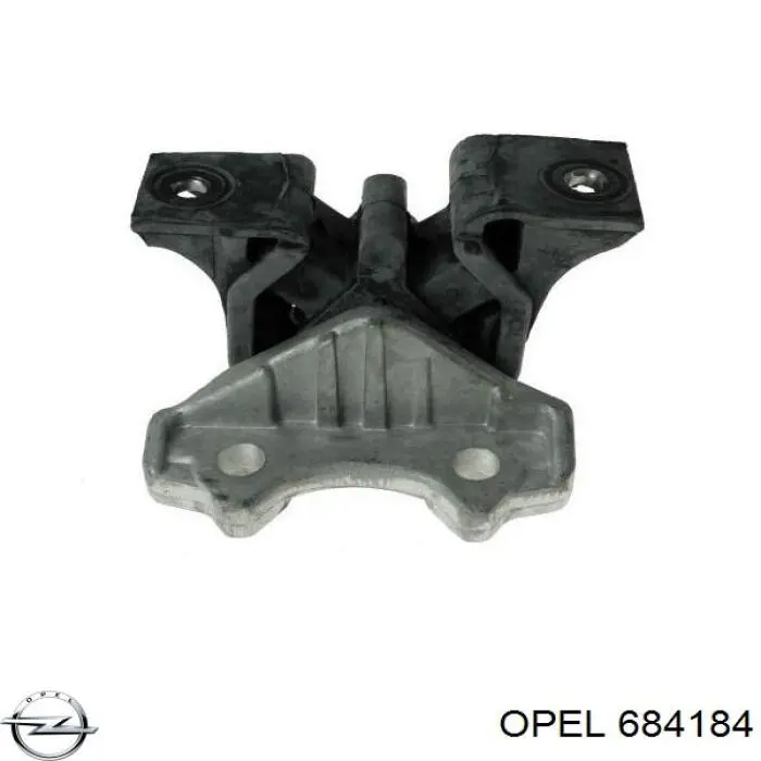 684184 Opel soporte de motor derecho