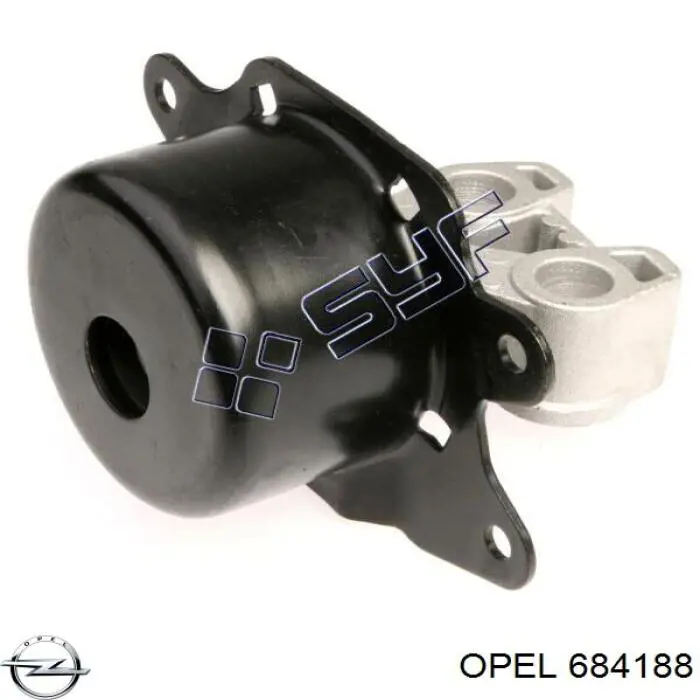 684188 Opel soporte motor izquierdo