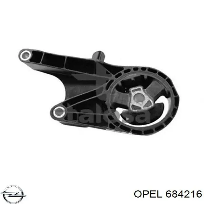 684216 Opel soporte motor delantero