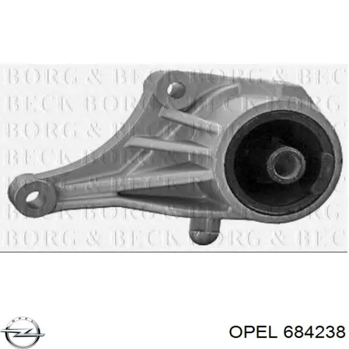 Soporte de motor delantero Opel 684238 precio, desde 23,32 EUR