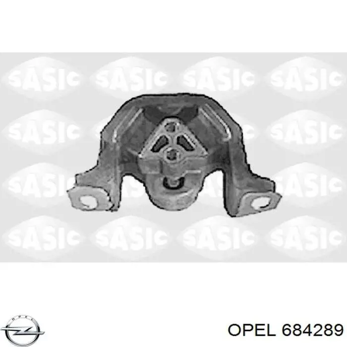 684289 Opel soporte motor izquierdo