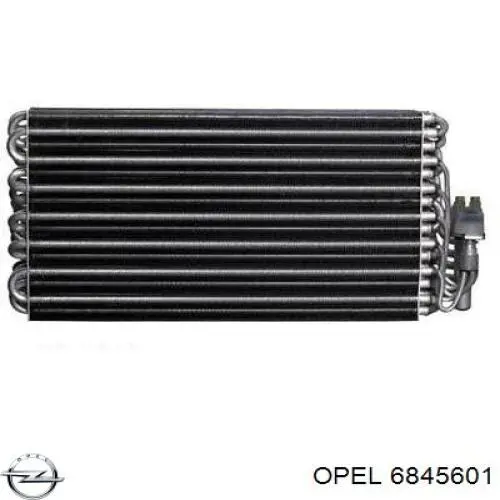 6845601 Opel evaporador, aire acondicionado