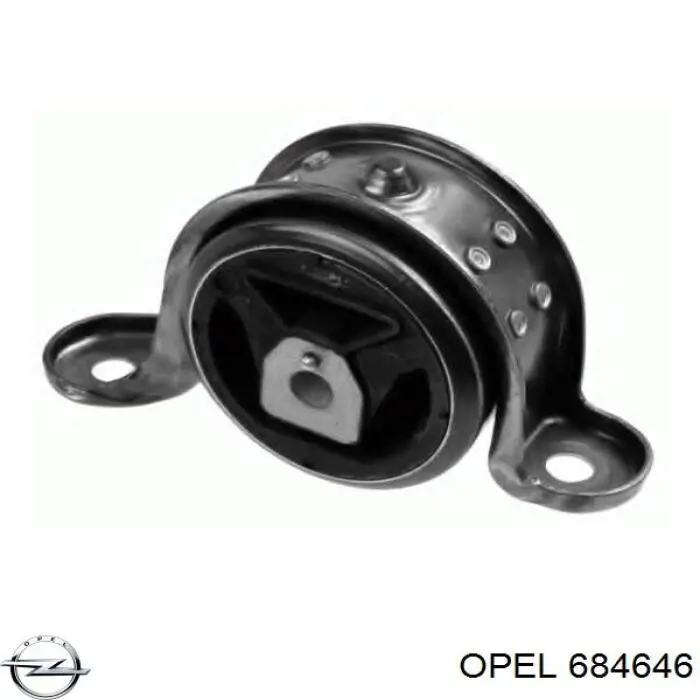 684646 Opel soporte de motor derecho