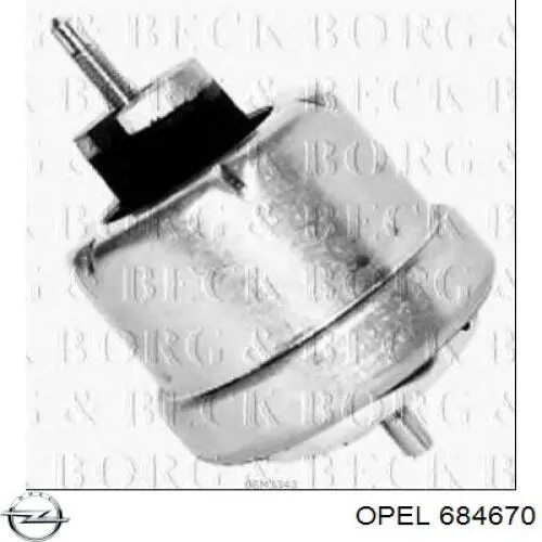 Soporte de motor derecho Opel 684670 precio, desde 39,82 EUR