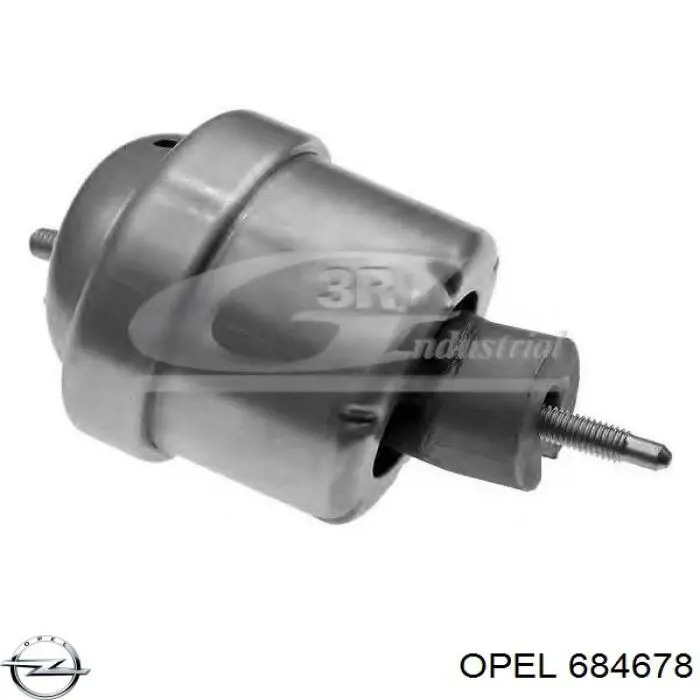 684678 Opel soporte motor izquierdo