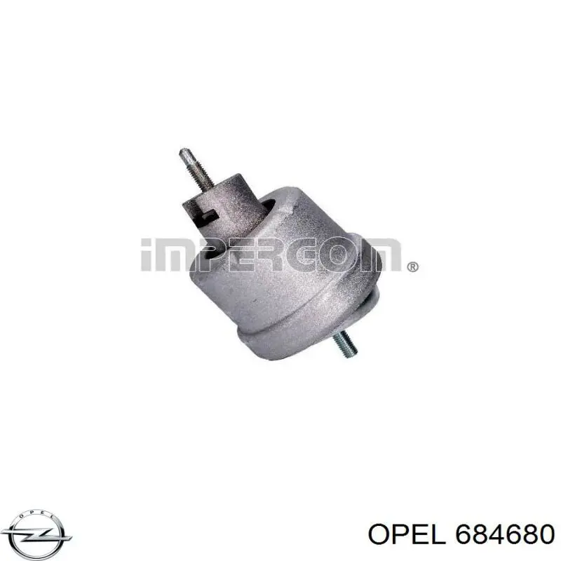 684680 Opel soporte motor izquierdo