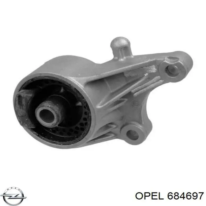 684697 Opel soporte motor delantero