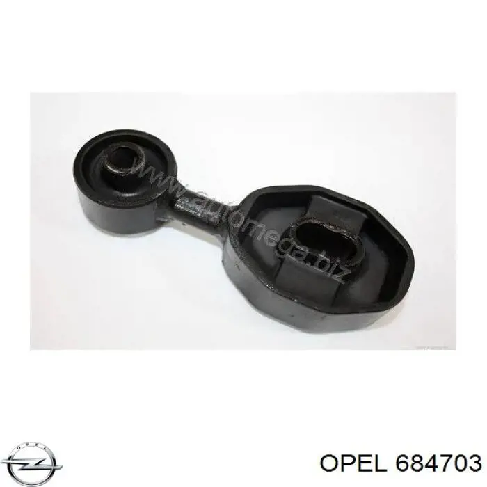 684703 Opel soporte de motor trasero