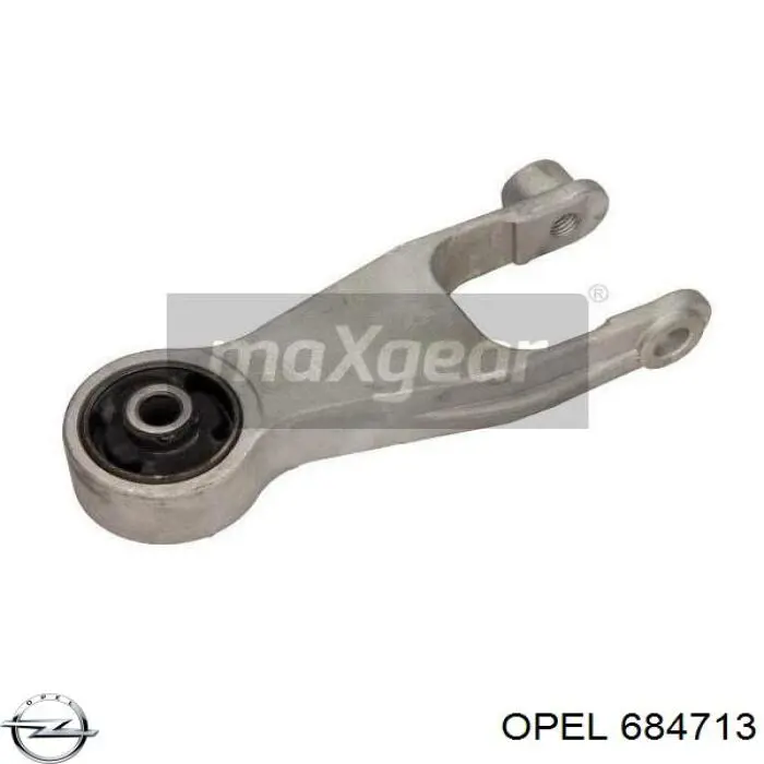 684713 Opel soporte de motor trasero