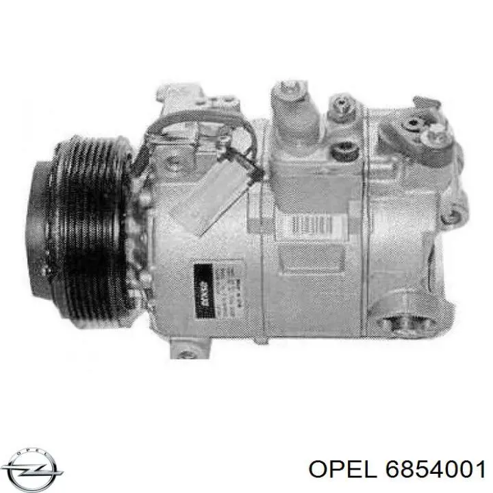 6854001 Opel compresor de aire acondicionado