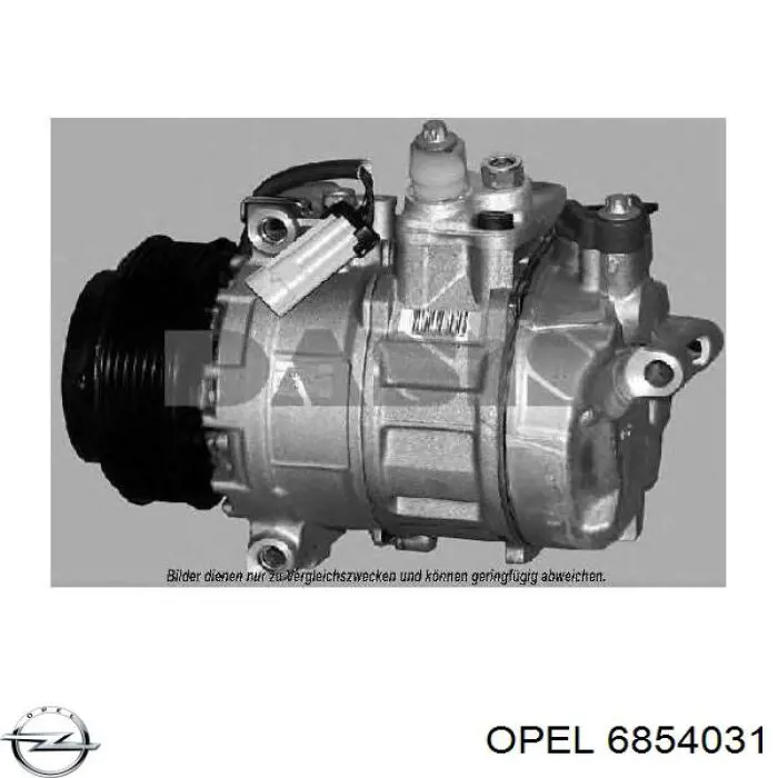 6854031 Opel compresor de aire acondicionado
