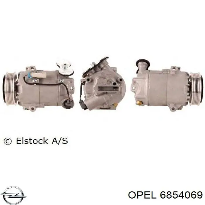 6854069 Opel compresor de aire acondicionado