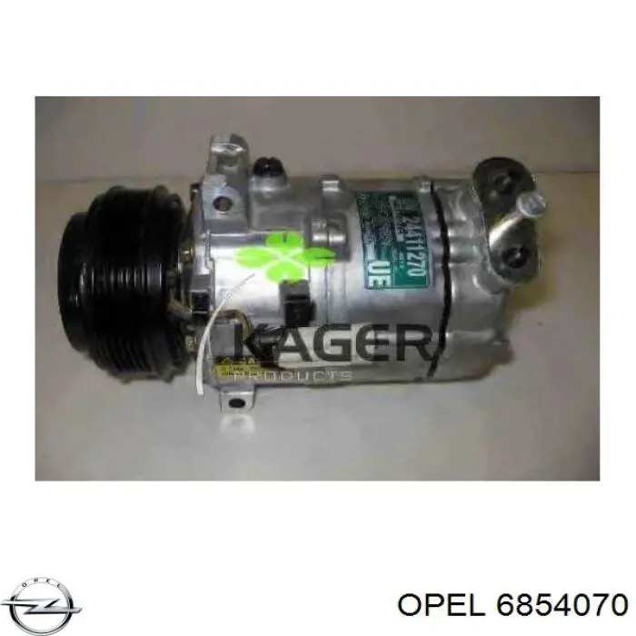 6854070 Opel compresor de aire acondicionado