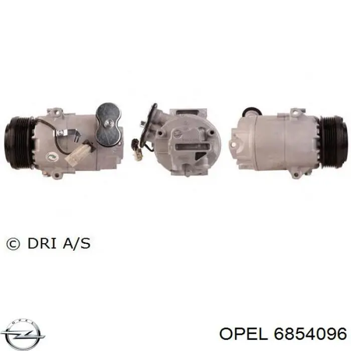 6854096 Opel compresor de aire acondicionado