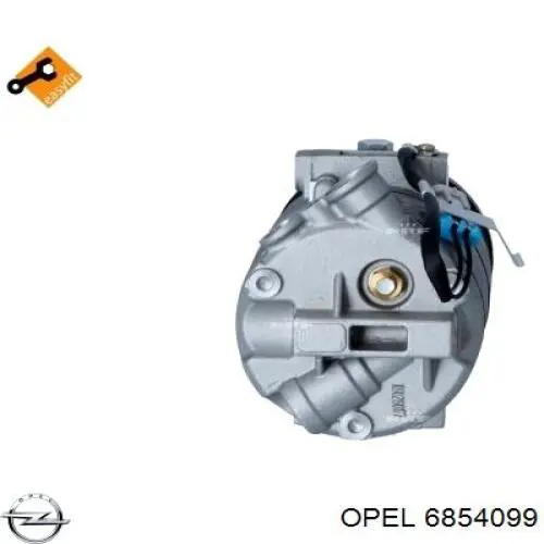 Compresor de aire acondicionado 6854099 Opel