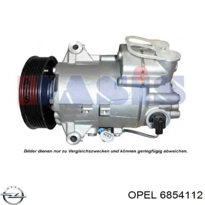 6854112 Opel compresor de aire acondicionado