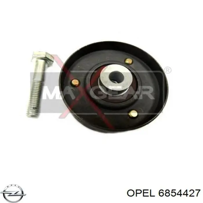 Comprar 6854427 Opel Polea tensora, correa poli V