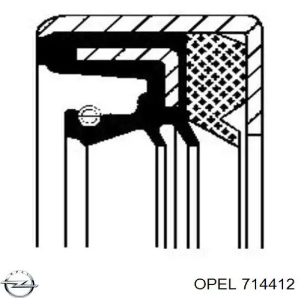 714412 Opel anillo reten caja de cambios